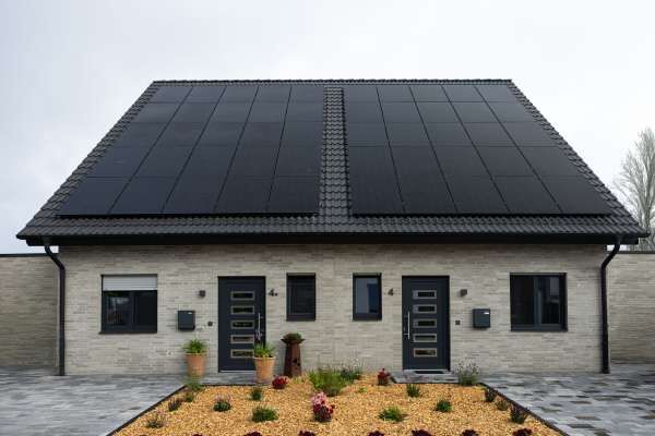 Doppelhaus H21 mit Klinker 104-150-ModF weiß - grau