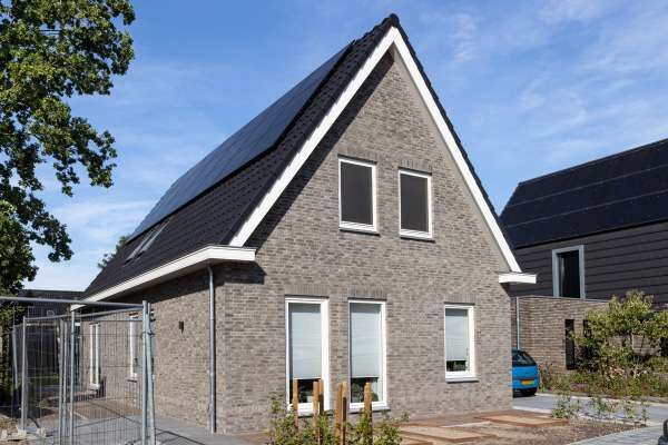 Einfamilienhaus H23 mit Klinker 103-412-WF grau-bunt