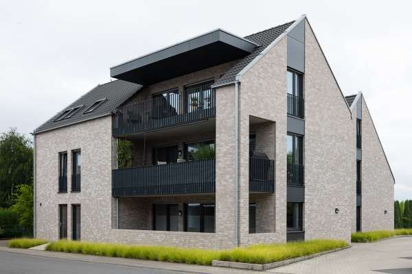 Mehrfamilienhaus H17 mit Klinker 101-139-NF beige - grau