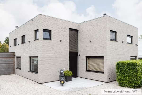 Bauhaus H11 mit Klinker 103-153-WDF hellgrau - weiß nuanciert