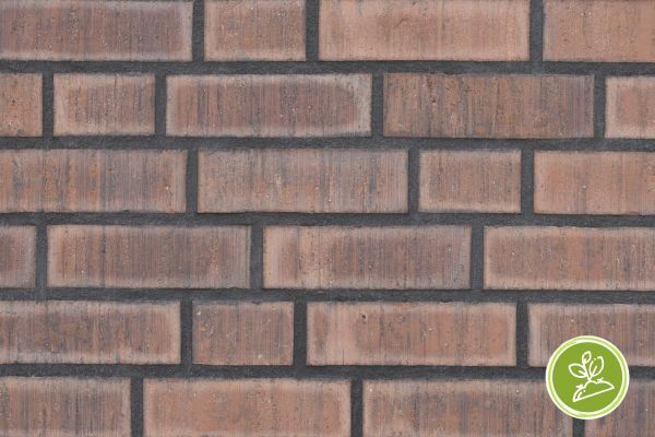 Strangpress-Riemchen BK-R-117-213-WDF (Waaldickformat (WDF)) rot nuanciert (Klinkerriemchen)