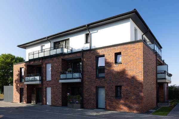 Mehrfamilienhaus H16 mit Klinker 101-138-NF rot -blau - bunt - Kohle