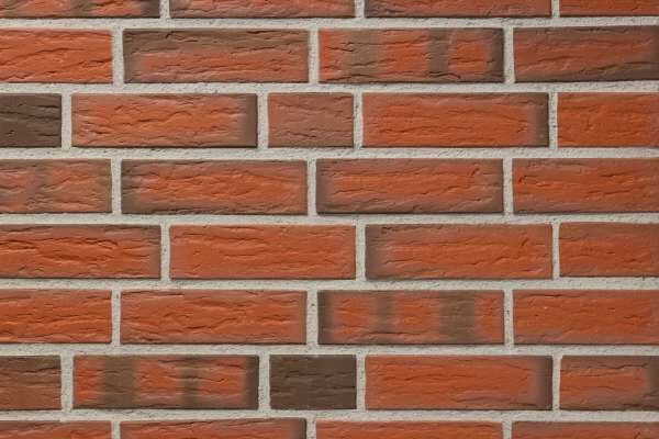 Strangpress-Klinker / Verblender BK-115-125-NF (Normalformat-Klinkerstein (NF)) rot braun bunt