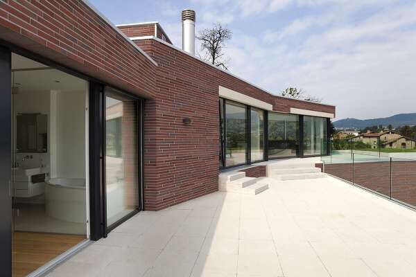 Bungalow H1 mit Klinkerriemchen R-103-816-ModF rot