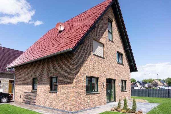 Einfamilienhaus H4 mit Klinker 107-106-WDF rot-braun