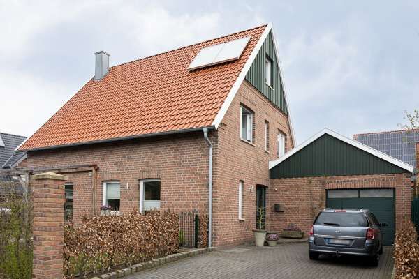 Einfamilienhaus H7 mit Klinker 107-106-WDF rot-braun