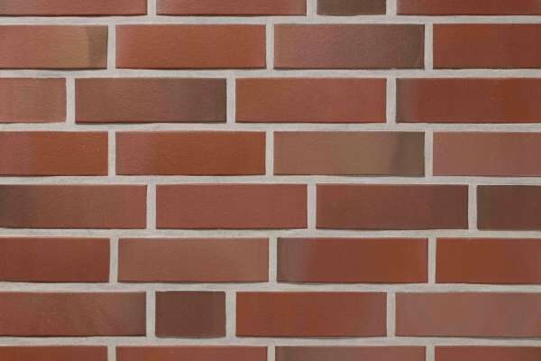 Strangpress-Klinker BK-102-102-NF (Normalformat-Klinkerstein (NF)) rot -bunt