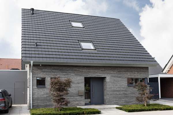 Einfamilienhaus H10 mit Klinker 118-101-ModF grau nuanciert