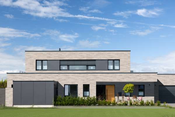 Bauhaus H2 mit Klinkerriemchen R-118-205-ModF beige bunt