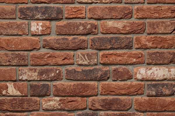 Handform-Klinker BK-103-189-WDF (Waaldickformat-Klinkerstein (WDF)) rot - blau - bunt