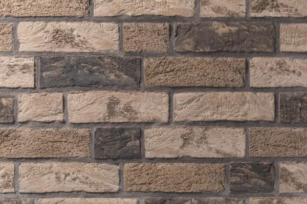 Handform-Klinker BK-105-132-NF (Normalformat-Klinkerstein (NF)) beige - grau nuanciert