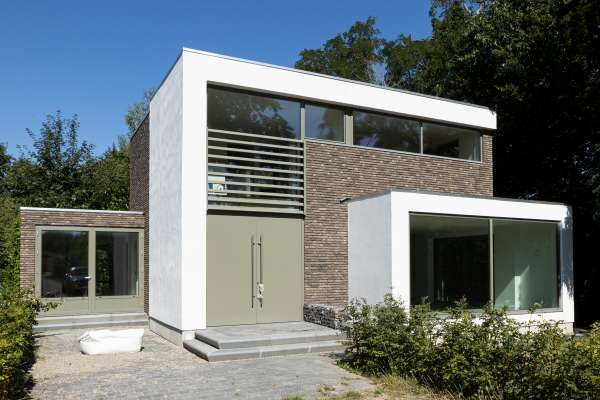 Bauhaus / Einfamilienhaus H8 mit Klinker 103-191-WDF beige -grau