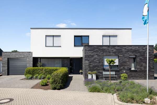 Bauhaus H4 mit Klinker 101-147-ModF grau - anthrazit