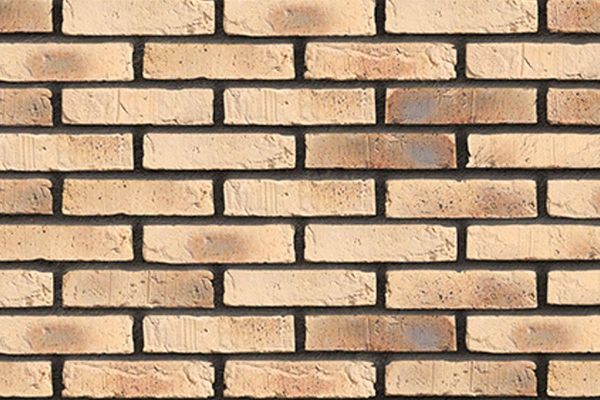 Wasserstrich-Riemchen BK-R-103-367 (Waalformat (WF)) beige - sand nuanciert (Klinkerriemchen)