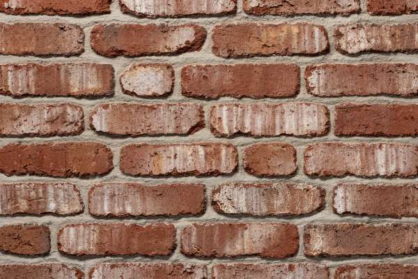 Wasserstrich-Klinker / Verblender BK-104-231-NF (Normalformat-Klinkerstein (NF)) rot weiß bunt