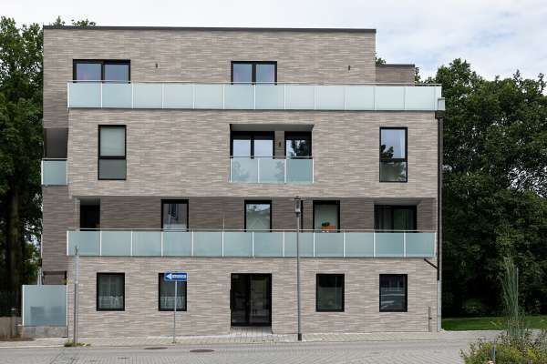 Mehrfamilienhaus H2 mit Klinkerriemchen R-118-206-ModF grau bunt