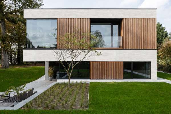Bauhaus H5 mit Klinkerriemchen R-118-207-ModF weißgrau