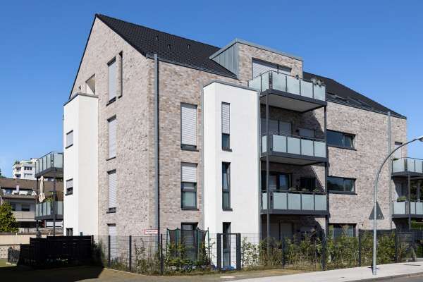 Mehrfamilienhaus H4 mit Klinker 101-173-NF grau - beige - Kohle