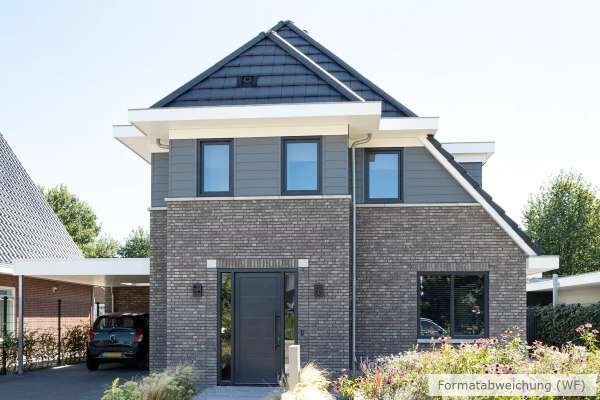 Einfamilienhaus H15 mit Klinker 103-112-WDF grau-bunt