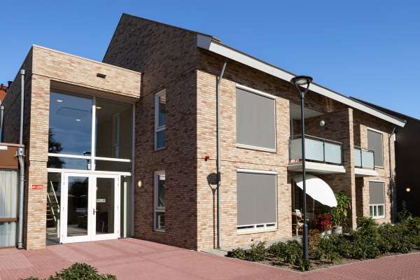 Mehrfamilienhaus H4 mit Klinker 103-408-WF hellbraun-bunt
