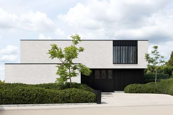 Bauhaus H3 mit Klinkerriemchen R-118-207-ModF weißgrau