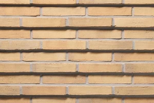 Wasserstrich-Klinker / Verblender BK-119-101-DF (Dünnformat-Klinkerstein (DF)) creme bunt