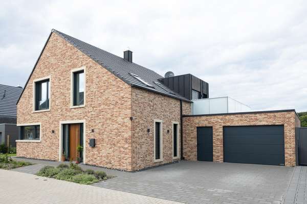 Einfamilienhaus H2 mit Klinker 103-214-ModF beige-bunt