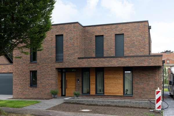 Bauhaus H4 mit Klinker 102-145-DF braun-rot