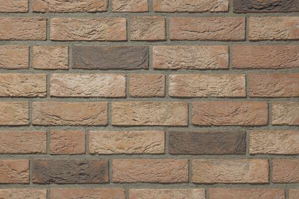 Handform-Riemchen BK-R-105-106-WDF (Waaldickformat (WDF)) beige-braun (Klinkerriemchen)