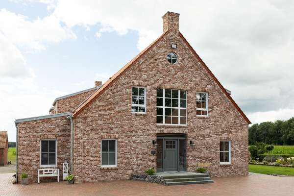 Landhaus H2 mit Klinker 113-205-WDF rot bunt