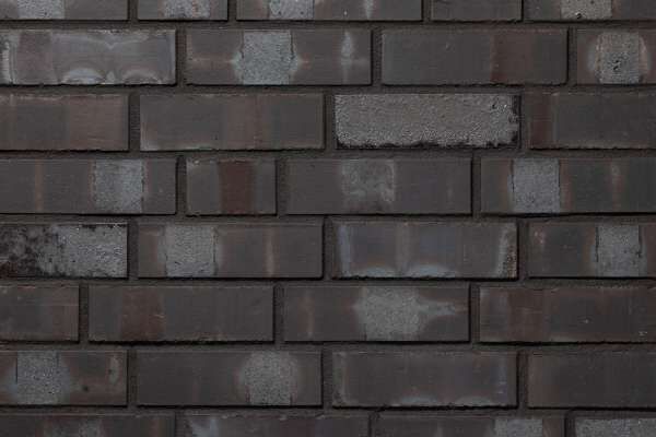 Strangpress-Riemchen BK-R-108-306-NF (Normalformat (NF)) anthrazit bunt (Klinkerriemchen)