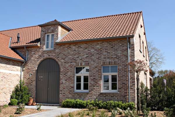Einfamilienhaus H12 mit Klinker 103-111-WDF rot-bunt
