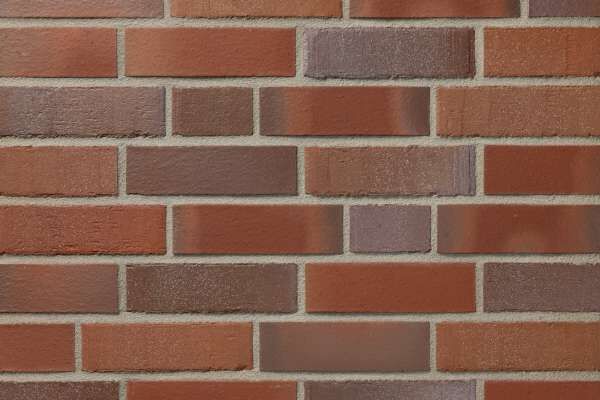 Strangpress-Klinker / Verblender BK-104-223-NF (Normalformat-Klinkerstein (NF)) rot bunt