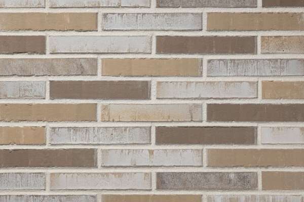 Strangpress-Riemchen BK-R-108-300-ModF (Modulformat (ModF)) grau beige bunt (Klinkerriemchen)