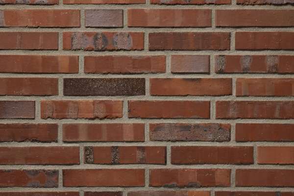 Wasserstrich-Klinker / Verblender BK-102-223-DF (Dünnformat-Klinkerstein (DF)) rot bunt