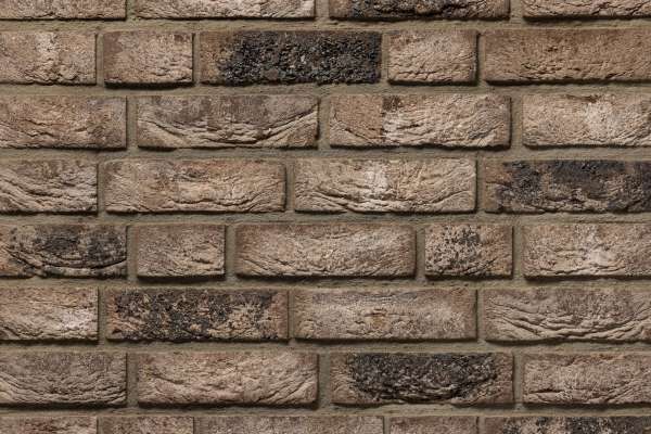 Handform-Klinker BK-103-134-NF (Normalformat-Klinkerstein (NF)) grau-bunt