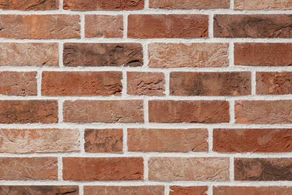 Handform-Klinker BK-107-103-NF (Normalformat-Klinkerstein (NF)) rot-beige