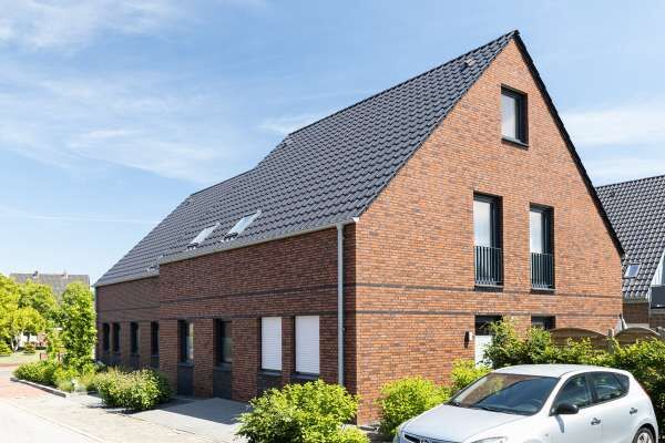 Einfamilienhaus H2 mit Klinker 101-102-DF rot - bunt -Kohle