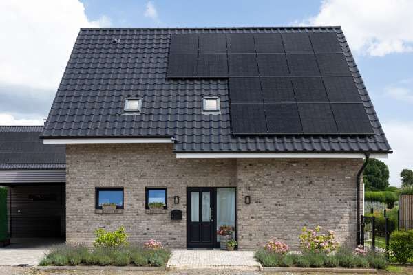 Einfamilienhaus H20 mit Klinker 103-134-NF grau-bunt