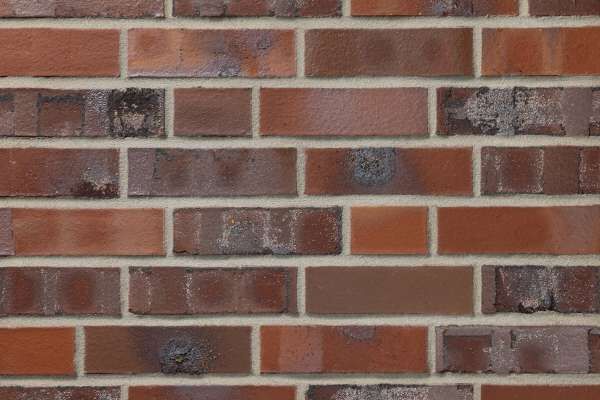 Strangpress-Klinker BK-104-142-NF (Normalformat-Klinkerstein (NF)) rot - bunt