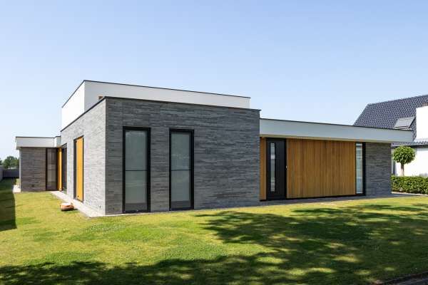 Bauhaus H21 mit Klinker 118-101-ModF grau nuanciert