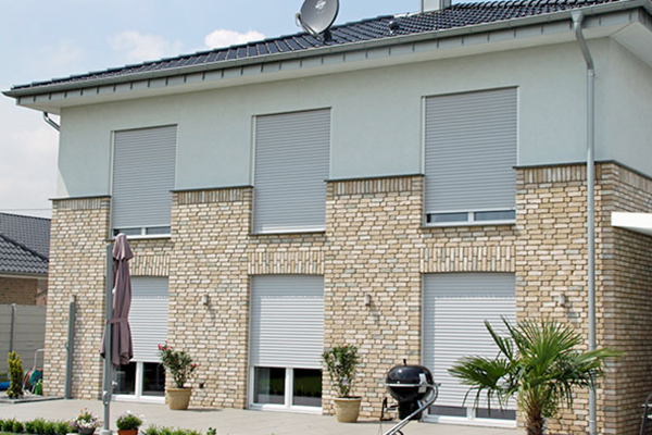 Stadtvilla H3 mit Klinker 113-127-WDF gelb - grau nuanciert