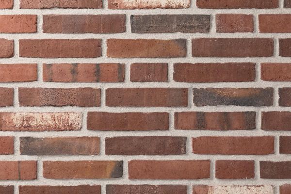 Wasserstrich-Klinker BK-113-130-WF (Waalformat-Klinkerstein (WF)) rot - bunt -Kohle