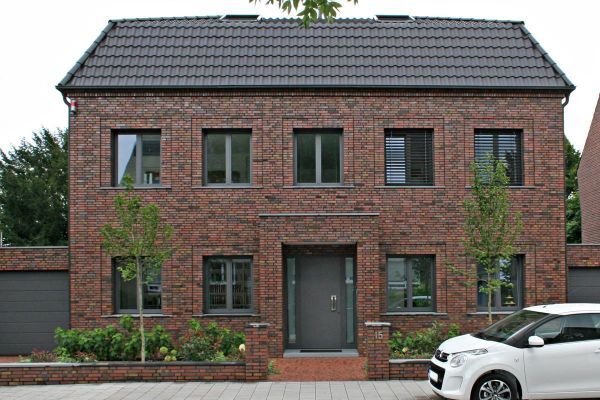 Stadtvilla H2 mit Klinker 108-147-DF rot-braun