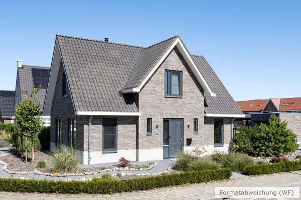 Einfamilienhaus H34 mit Klinker 103-112-WDF grau-bunt