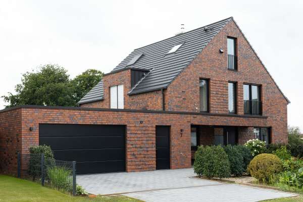 Einfamilienhaus H17 mit Klinker 101-138-NF rot -blau - bunt - Kohle