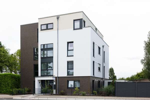 Mehrfamilienhaus H1 mit Klinkerriemchen R-103-549-RF braun bunt