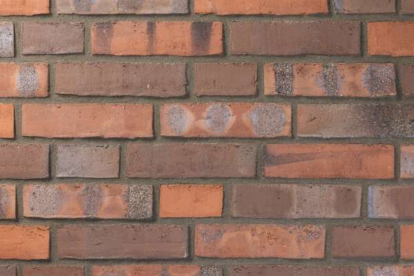Wasserstrich-Klinker BK-102-165-RF (Reichsformat-Klinkerstein (RF)) braun-rot