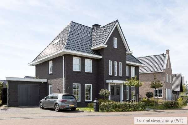 Einfamilienhaus H3 mit Klinker 103-232-WDF anthrazit schwarz bunt