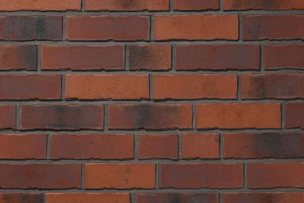 Strangpress-Riemchen BK-R-103-434 (Normalformat (NF)) rot nuanciert (Klinkerriemchen)